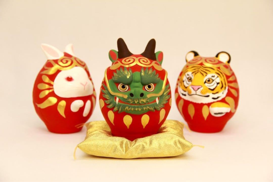 だるま屋 るもん 干支だるま辰（金座布団付き） 座布団【金】 | だるま